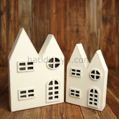 Wooden House Decor